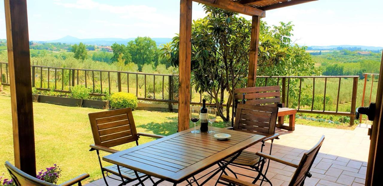 Casina Di Pacina Villa Abbadia di Montepulciano Bagian luar foto