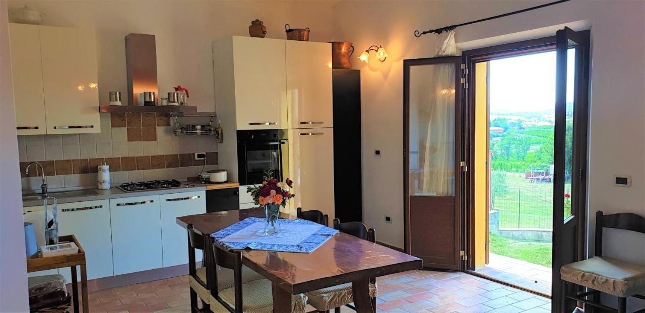 Casina Di Pacina Villa Abbadia di Montepulciano Bagian luar foto
